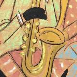 Hugó Scheiber (1873-1950) - The Jazz Band, c' 1930 years