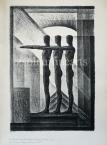 Eugen Kron  The Man of the Sun,1.  1927  44,5×30,5cm, lithograph on paper. numbered, singned