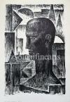 Eugen Kron  The Man of the Sun, 8.  1927  44,5×30,5cm, lithograph on paper. numbered, singned