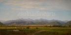 Landscape 50×100cm oil on canvas Signed bottom right: Ligeti A 1888