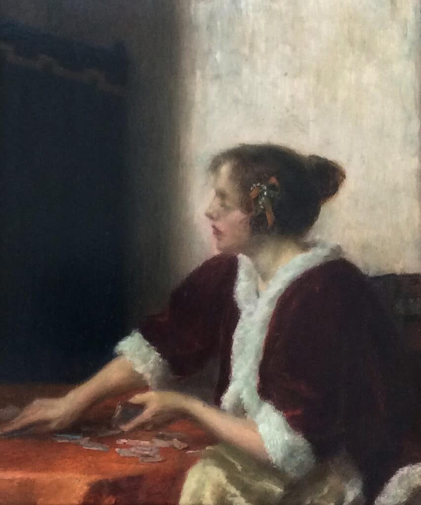 Csók István, Kártyázó nő, 1905 körül