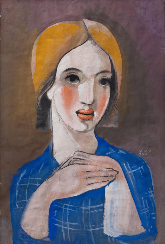 Kádár Béla, Kék blúzos lány , 1930-as évek