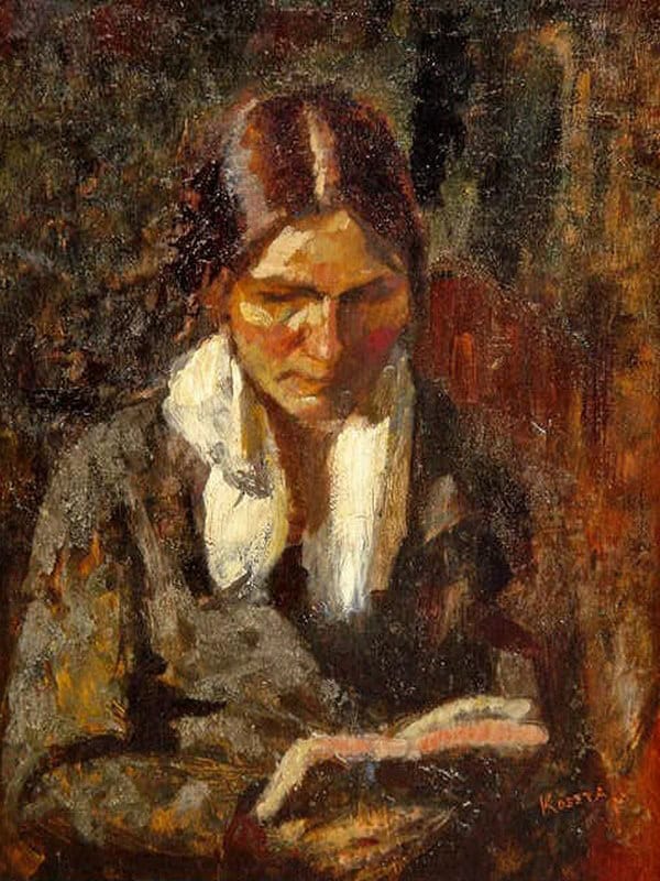 Koszta József, Olvasó leány koszta József