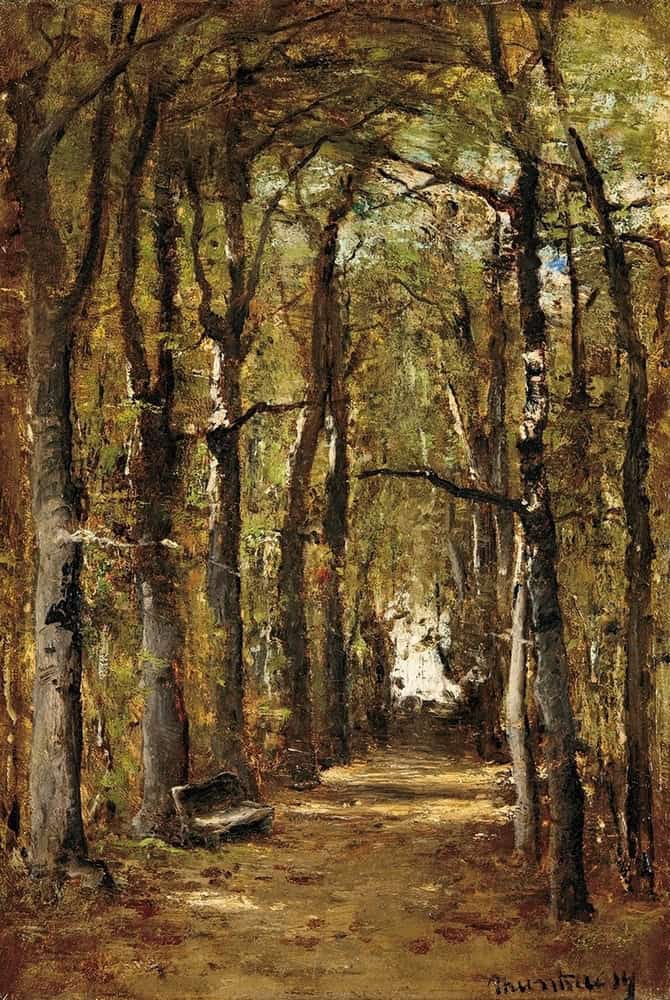 Munkácsy Mihály, Fasor, 1873