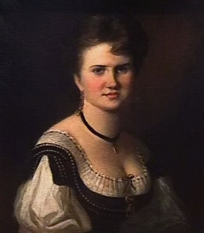 Munkácsy Mihály, Fiatal hölgy képmása, 1865-66