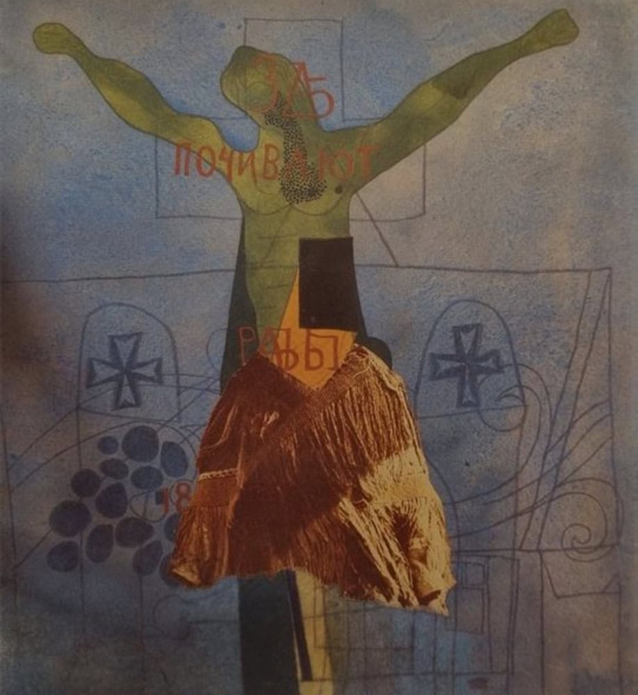 vajda-kollázs feszülettel